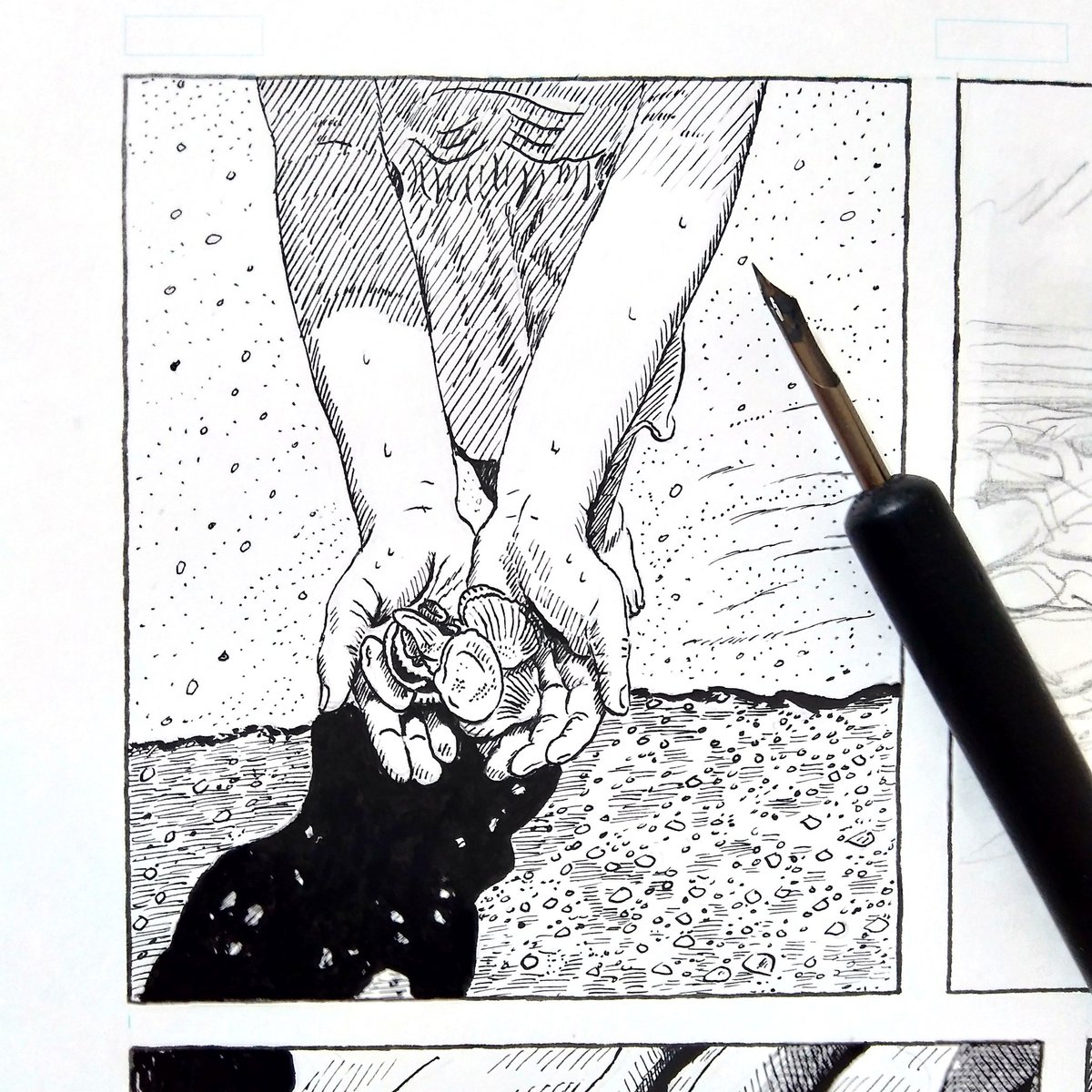 漫画、少しずつ描いてます。きれいな物を拾って集めたら誰かに見てもらいたくなる。 