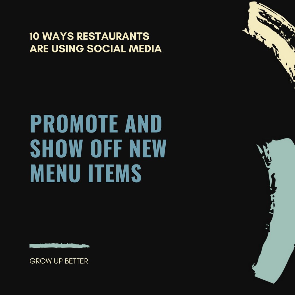 What are the best ways to use social media for your restaurant? There they are! 😉
