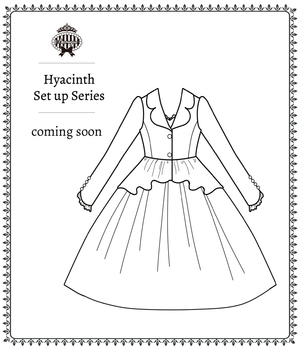 lolita_baroque's tweet photo. Baroque New Series

Hyacinth set up series (JSK + Jacket)

Coming Soon! https://t.co/eFXzSppzWD