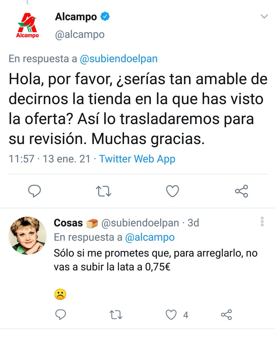 subiendoelpan's tweet image. Acompáñame en esta lamentable historia titulada "El cliente siempre tiene razón pero nunca gana".

Fotos de @alcampo Ferrol y web Alcampo Ferrol. Las tres primeras del 12 de enero, la última de hoy.