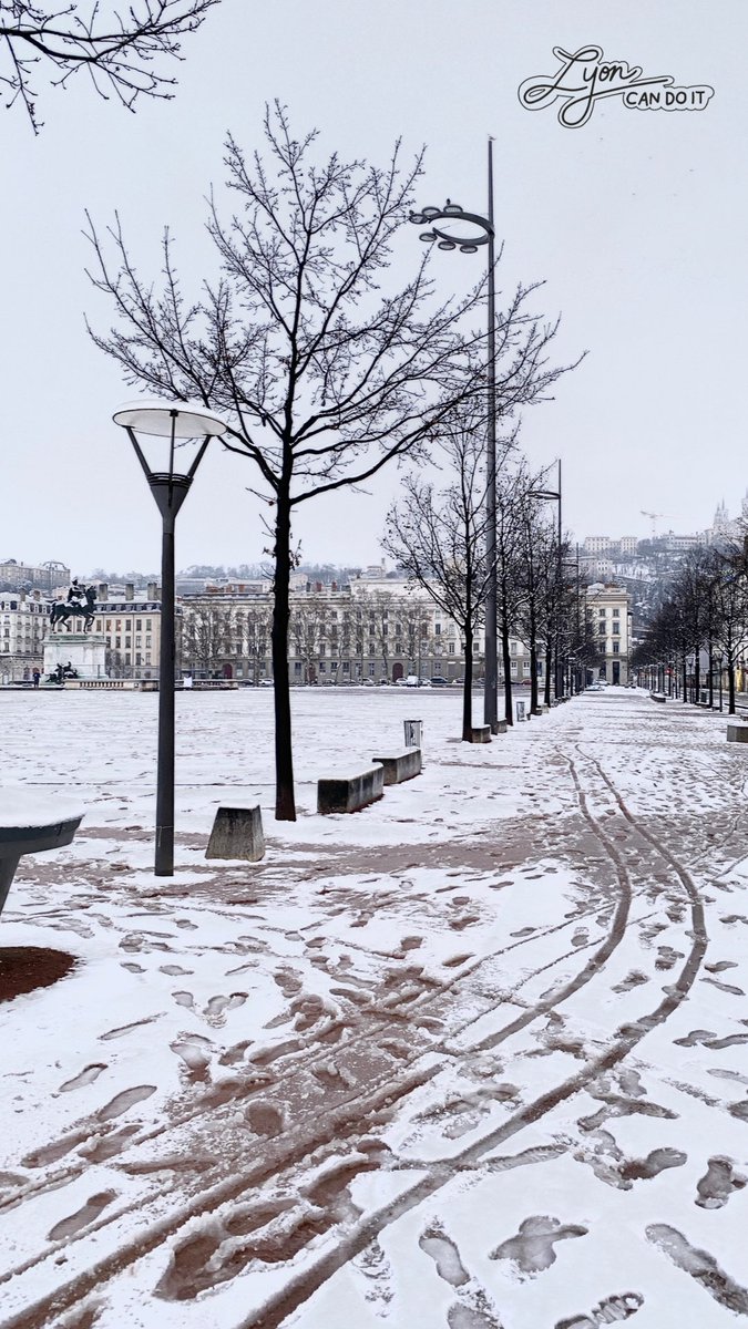 Lyon sous la neige ❄️ #lyon #neige <a href="/villedelyon/">Ville de Lyon</a> <a href="/grandlyon/">Métropole de Lyon</a> <a href="/BFMLyon/">BFM Lyon</a>