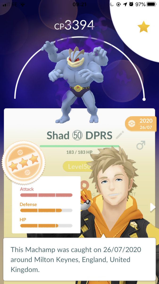 AdamLansPoGo's tweet photo. Incensed a shundo yesterday at 4:45pm. Yes I screamed. 🤯😍
Also level 50d my shadow! I’m torn between level 50ing the shundo or my other gym champ with 50k wins... I can’t bear to sub him out 🙈 https://t.co/H4JpRXhhgZ