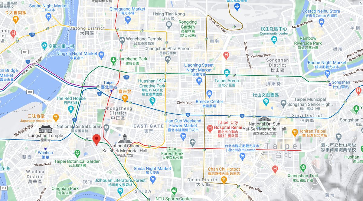 Taipei's metro system opened in the late 1990s, new lines have been added continuously since then. Stations are about 1/2 mile apart. Some have underground shopping malls between them. It was built using cut-and-cover, and the construction era was known as "the traffic dark ages"