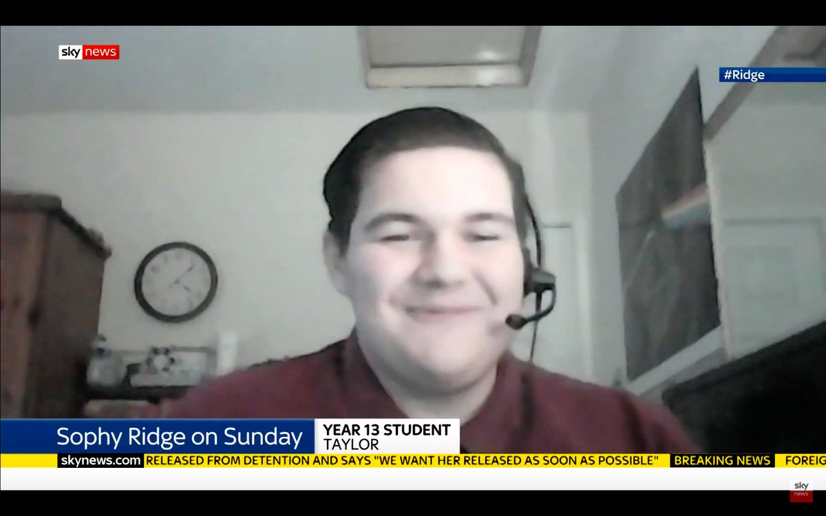 A huge thank you to the inspiring young people from our programme who appeared on @RidgeOnSunday just now.

Young people like them are finding school closures and exam cancellations particularly hard. They must not lose out in the new plans for summer assessment.

#Ridge