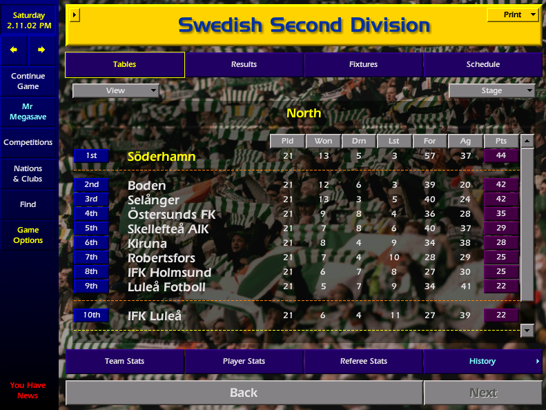 Flappy is at it again, conceding as soon as we score, not once, but twice before spilling a late daisy cutter into his own net. It goes down to the final game