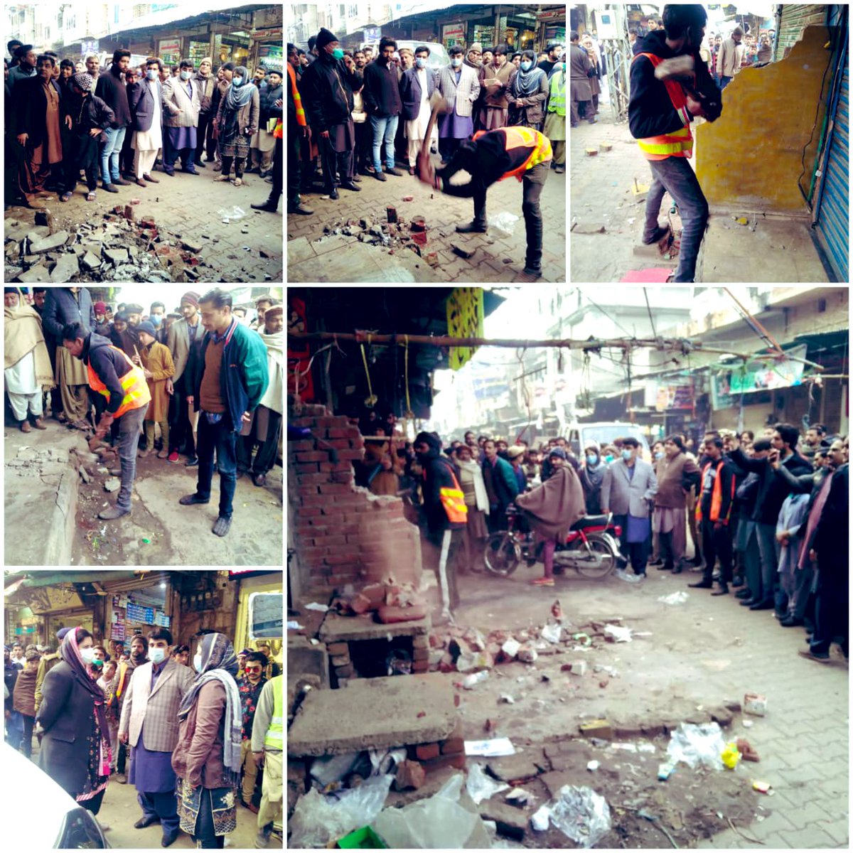 DCGRW's tweet photo. In order to get rid of congestions &amp; traffic mess. Major Anti encroachment campaign launched in main bazar Kamoke under the leadership of AC Kamoki. IA we shall take this operation to its logical end https://t.co/A2RAIclxRj