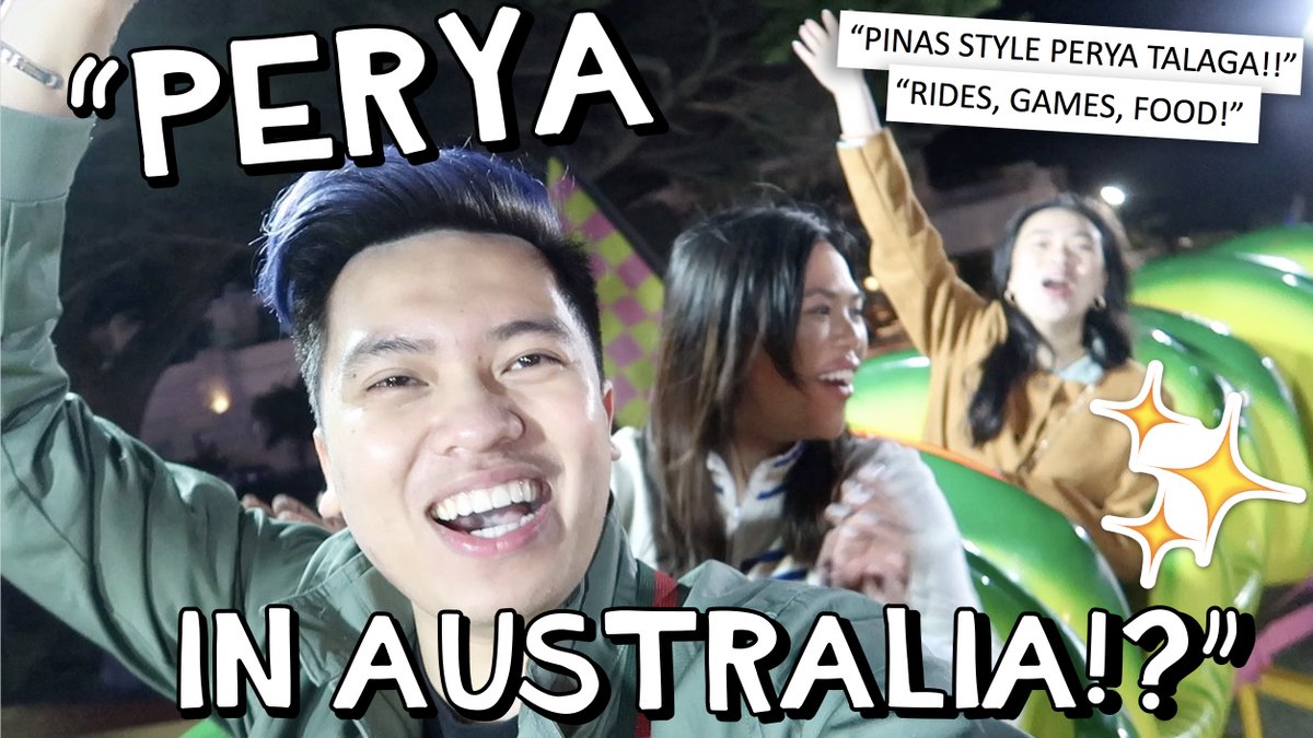 kimpoyfeliciano's tweet photo. "MAY PERYA DIN PALA SA MELBOURNE?!" 😱🤣 SOBRANG SAYA!! 🙌🏻 (PINAS STYLE TALAGA) 🎪 https://t.co/z8w3S51LGX https://t.co/vFhfqlBPEX