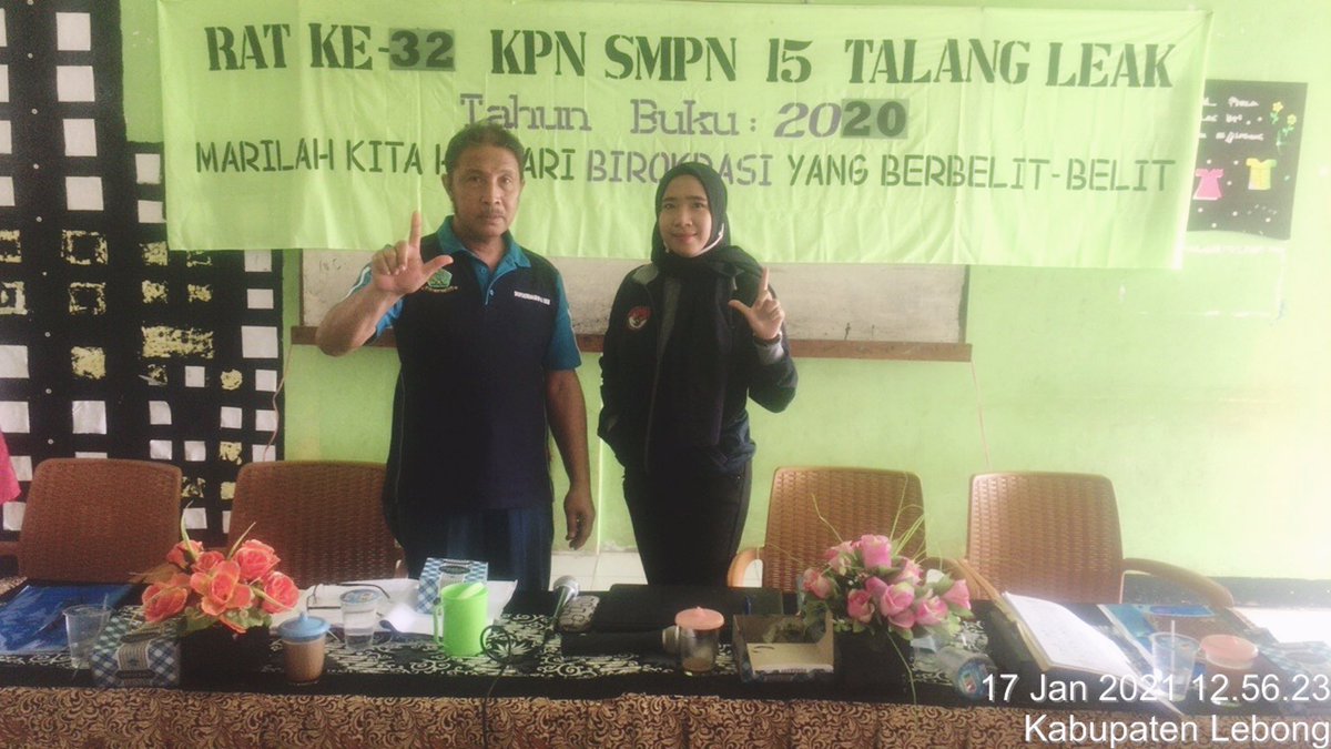 OktaPia26586442's tweet photo. Menghadiri RAT koperasi KPN SMPN 15 Talang Leak, Pertanggungjawaban Pengurus dan Badan Pengawas Tahun Buku 2020
@penyuluhkoperasi @kemenkopukm
#penyuluhkoperasi #ppklcyberkop #ppklkemenkopid #ppkladakoperasijaya #ppklprovinsibengkulu #ppklkabupatenlebong #ppkldeputikelembagaan https://t.co/kVdEH6SPXT