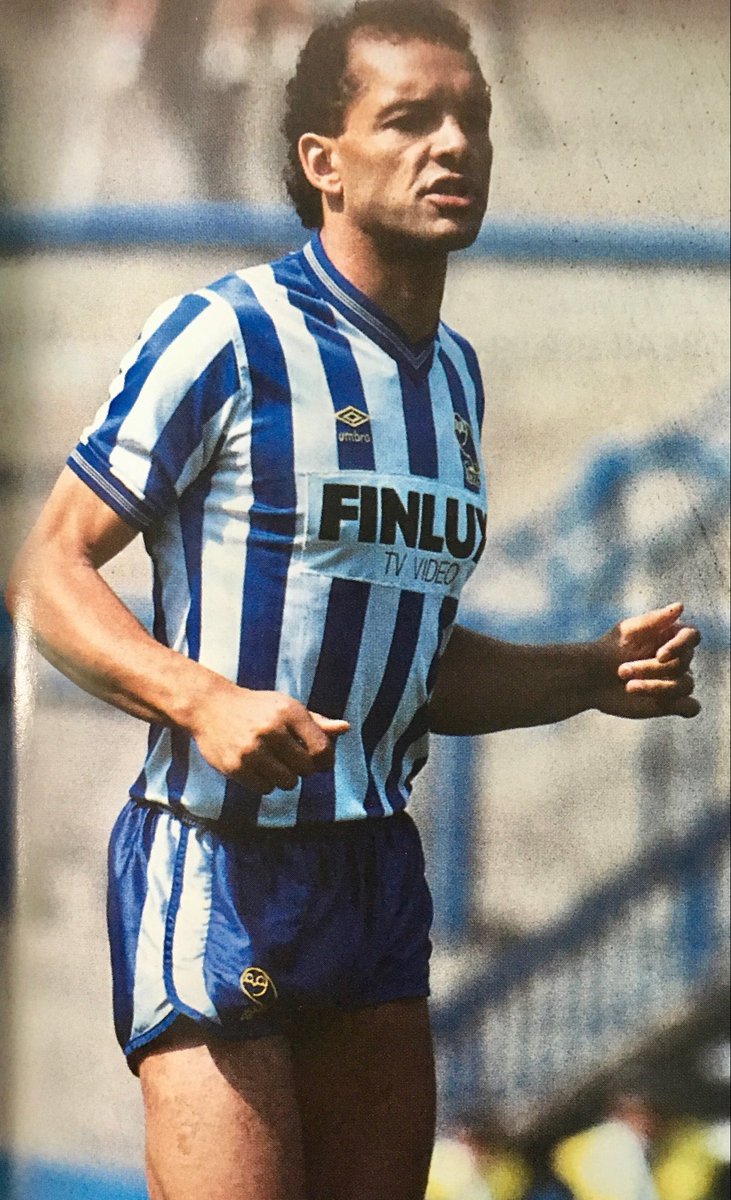 No 139 - Larry May. Beginning his career at Leicester in 1976, May joined #swfc towards the end of his career for the 1987/88 season. Signed from Barnsley but in 31 appearances he didn’t impress at the owls and joined Brighton in 1988.