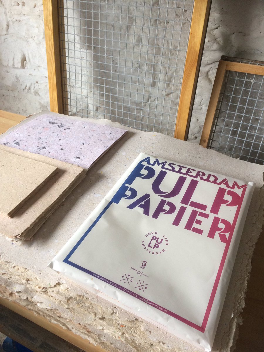 NovoTypo's tweet photo. Designer / craftsman. D.I.Y. Next level.
Lockdown in NL will continue. Fortunately we produce our own handmade paper with real Amsterdam poplar pulp. We can continue our analog print projects. We are self-sufficient.
Analog aesthetics 2021.
#AmsterdamPulpPaper
#novotypooffgrid https://t.co/BJ0oecLZvc