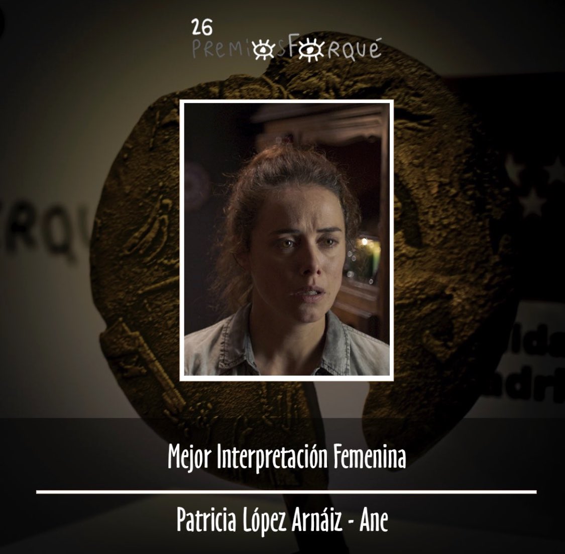 metxebarria_vg's tweet photo. Felicidades a la actriz vitoriana Patricia López Arnáiz, que anoche logró el Premio Forqué a la mejor interpretación femenina por su gran trabajo en @anethefilm, de @Dperezsanudo y rodada en @vitoriagasteiz con apoyo del Ayuntamiento. ZORIONAK!! 🤩🎬🍿
#premiosforque2021 https://t.co/ipHLQFkUzB