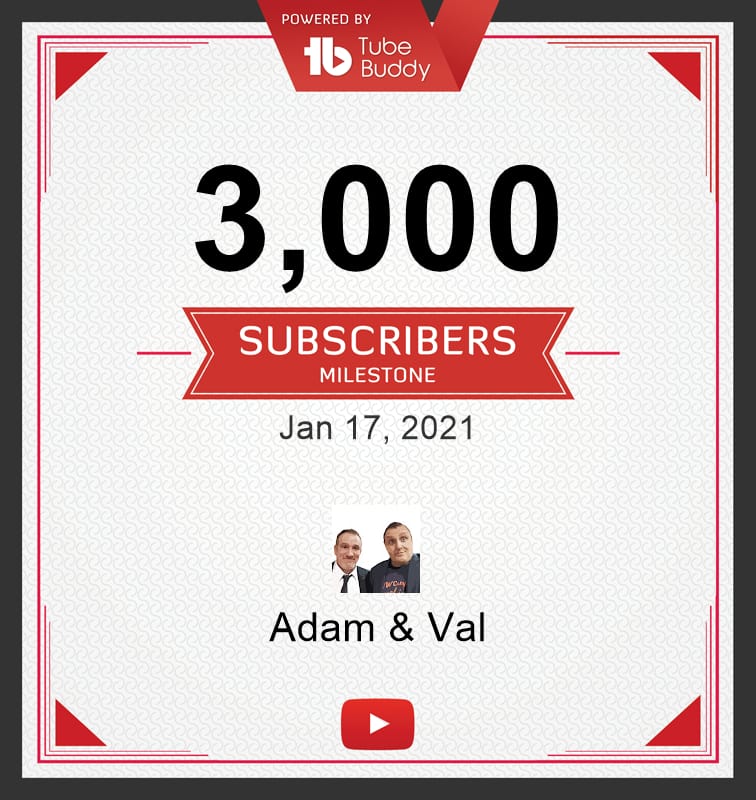 AdamValYouTube's tweet photo. Once again we say thank you for all your support #ThankYou #adamval #YouTube https://t.co/wtZr7Xxeoh