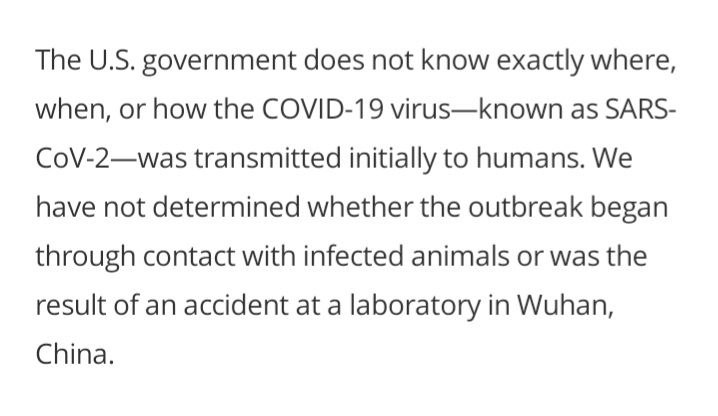 @MrX97407839 @AartiTikoo @TarekFatah Because they dont have any proof for anything. Even the article is not saying it was created in lab. The economic disaster world wide is because counties ignored the warnings and assume it wont be that bad. This article is just a venting of anger by the outgoing admin on china.👇 https://t.co/jxod1dUBsg