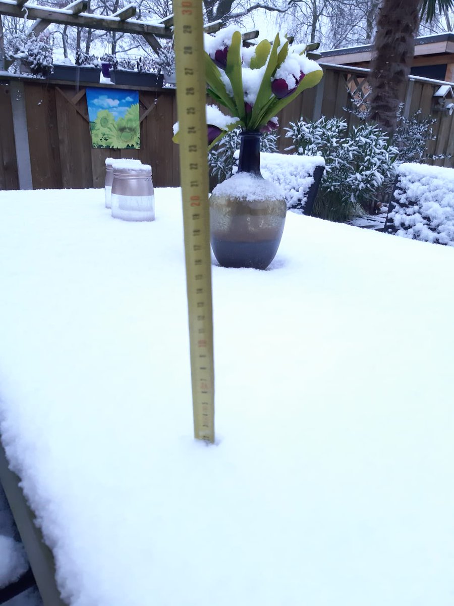 g_stapper's tweet photo. 8.30 uur Batshoek Enschede. KNMI belooft ons 5cm. Maar 1cm gekregen.  Waar kan ik het klachtenformulier vinden? https://t.co/CEf0EqrJ6H
