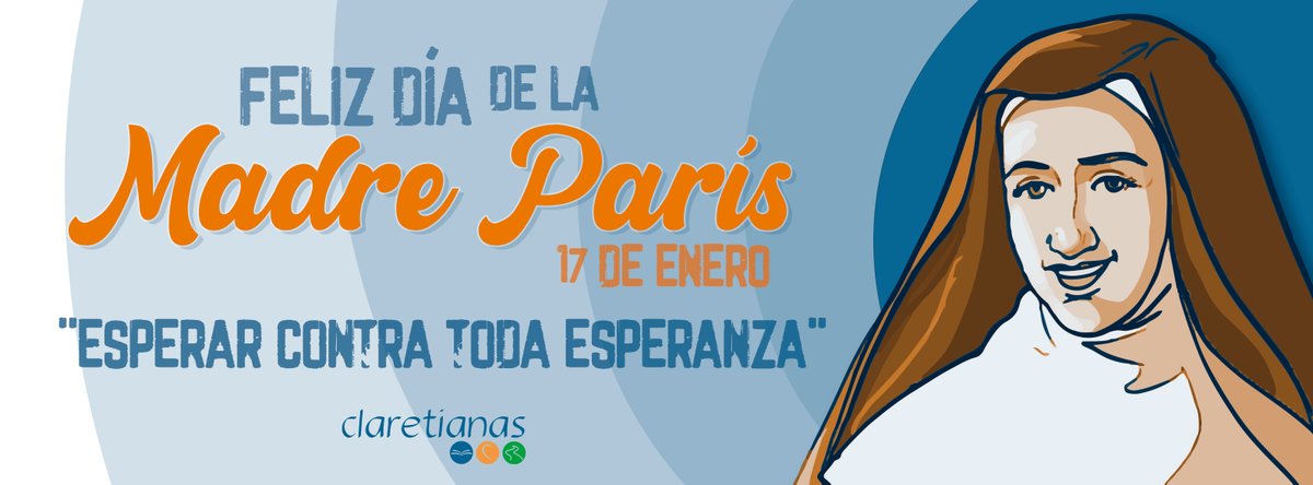 Hoy celebramos el día de nuestra fundadora María Antonia París. 
Ejemplo de tenacidad y confianza en Dios que seguro nos ayuda en nuestro día a día. #MaríaAntoniaParís #soydeClaretianas