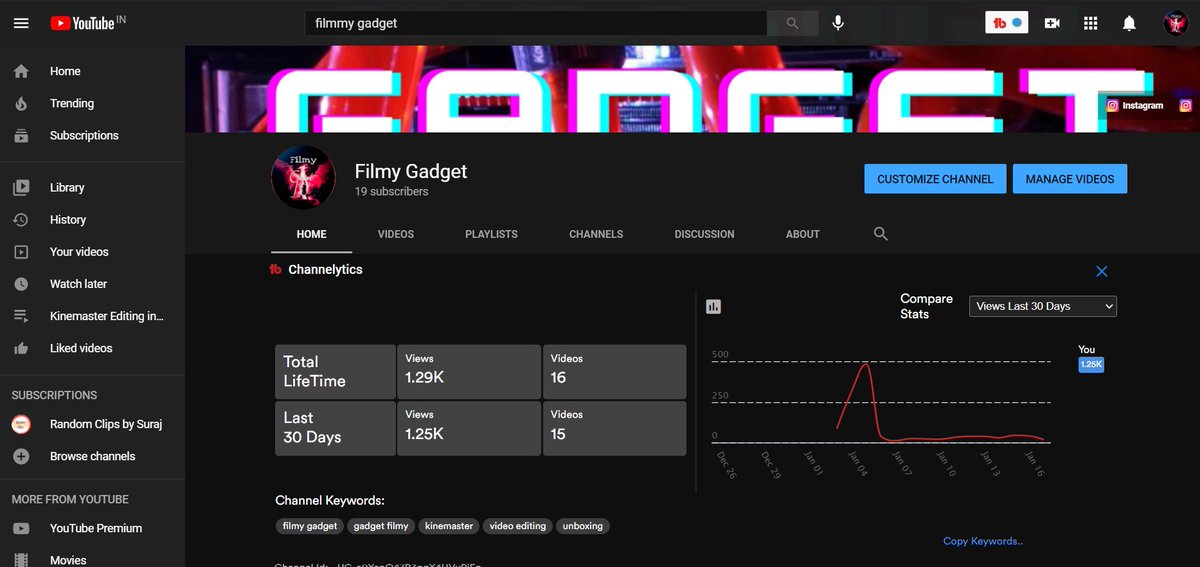 FilmyGadget's tweet photo. "Dont" Search This Channel and "Subscribe" i challenge you
link-https://t.co/MRHbBnWSv0
#kinemaster #YouTube #Video @MrBeastYT @KineMaster @KineMasterJapan @KineMasterapp #viralTiktok #viral2021 https://t.co/zYDQXwwR79