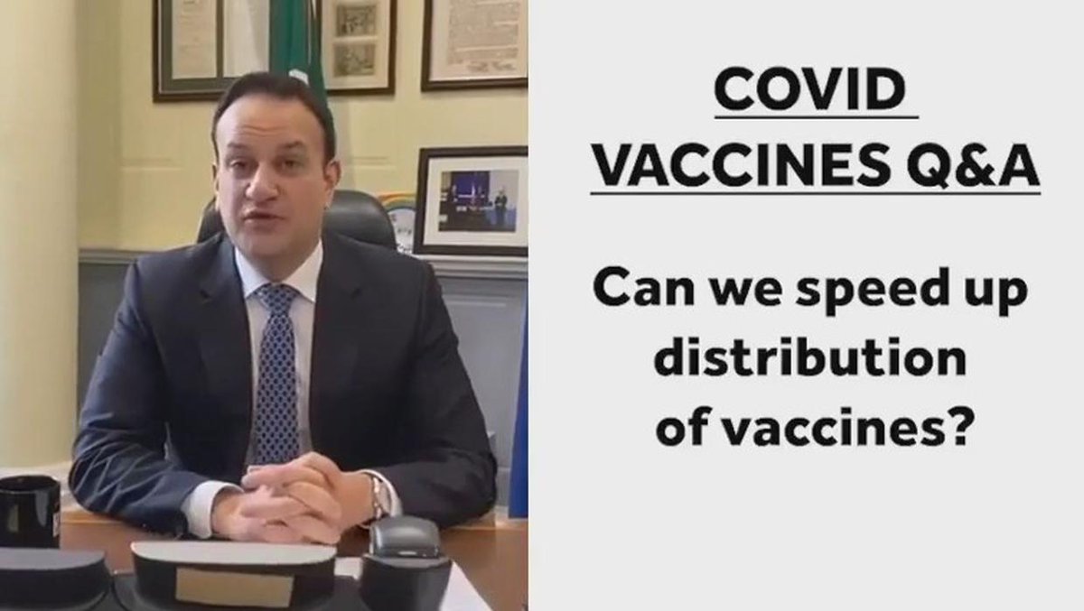 VIDEO Leo Varadkar answers questions about Irish Covid 19 vaccination programme
