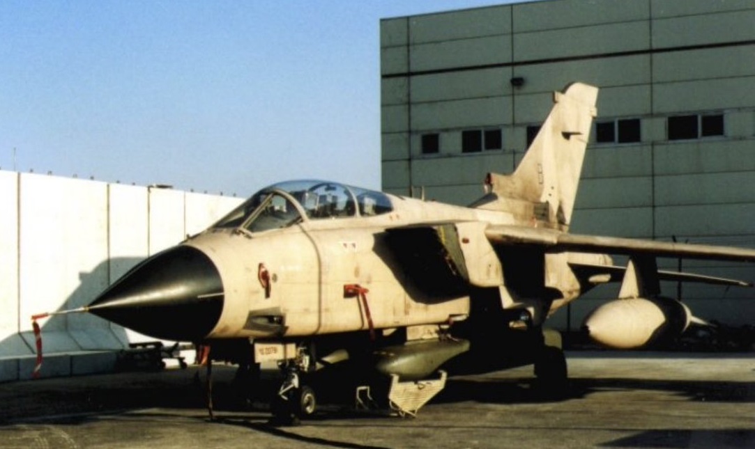 2/My cock-up & bombs don't release; now near inverted with 8x1000lb'ers on underside, effectively 'on top' of us; JP does fab job of controlling jetRun away bravelyFew mins later hit by SAMNearly crash; another fab job by JPHit by AAAEngine/airframe on fireOur jet before: