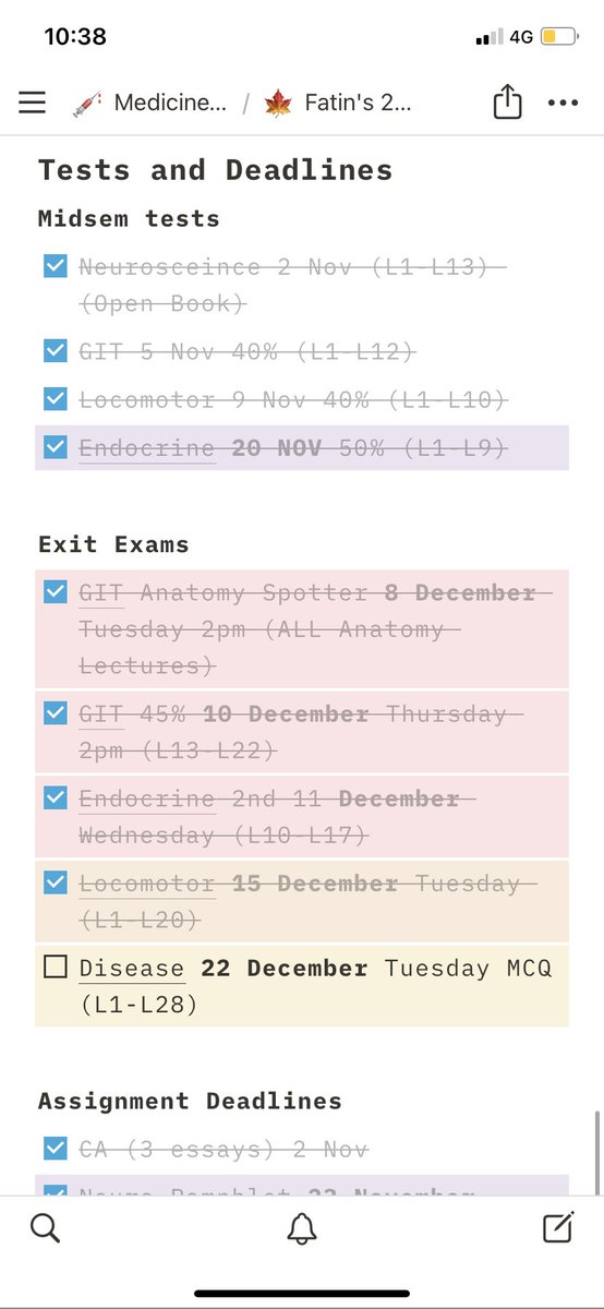 1. Treat online learning as real learningAs in, go to all classes and be as serious as you always are during normal classes. Be serious in class, during studying and doing assignments. Try having an overview of the course: list of lectures + important dates. This rlly helps.