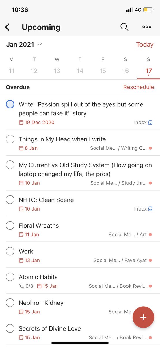 3. Try taking things day by dayFor me every day I have a fresh to-do list that I put on my Todoist app and I work through it until night. I am learning to not beat myself up if I can't finish everything on my list hahah.Rules of using a to-do list: BE KIND AND REALISTIC