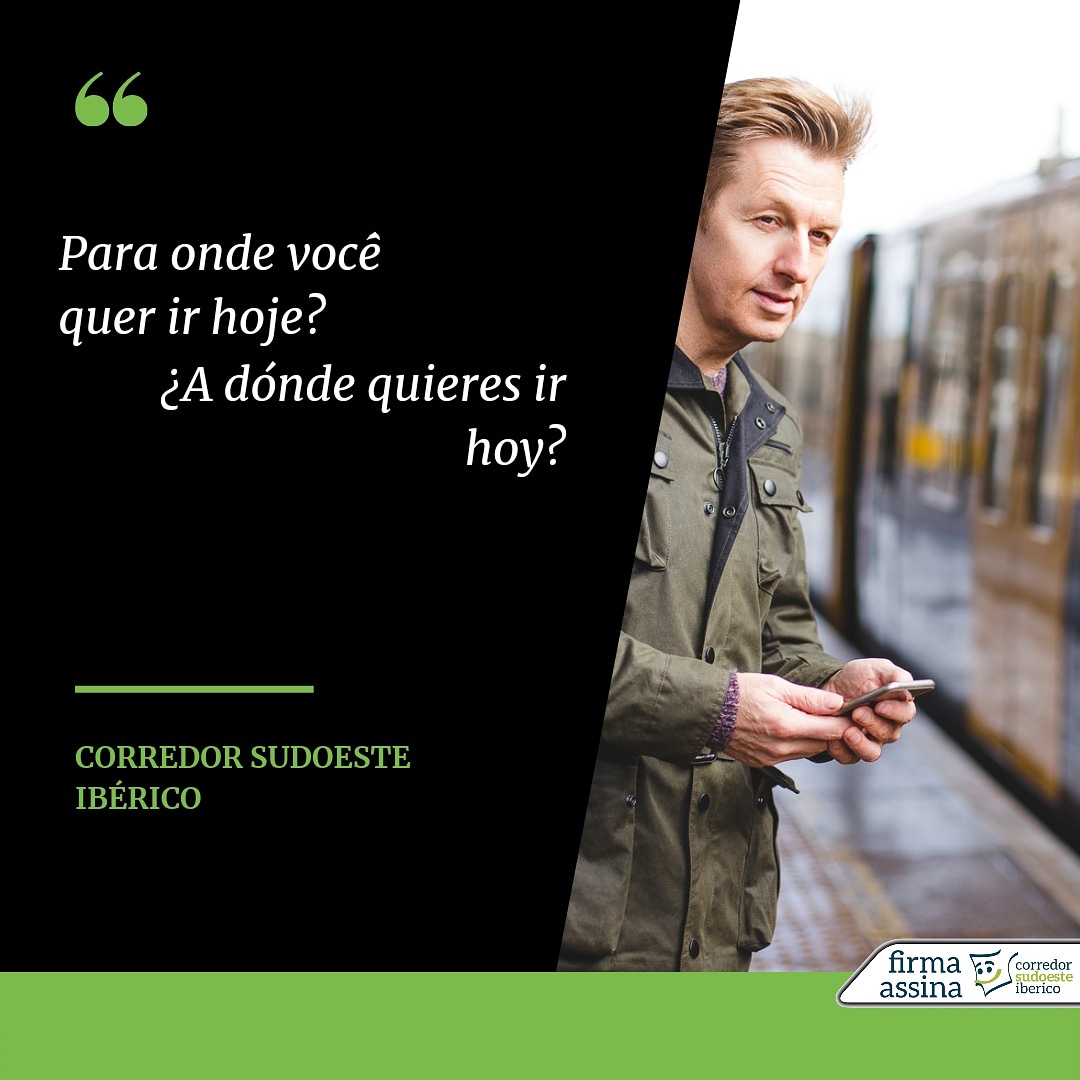 corredorSOI's tweet photo. Tener la posibilidad de elegir destino, transporte, tiempo.

Poder buscar oportunidades fuera de tu región pero "estar cerca de casa".

Eu quero/yo quiero #CorredorSudoesteIbérico

Yo #SOI
EU #SOI

Firma en el link https://t.co/tuNjCbmVB2 👆 https://t.co/pAqQpUQFrX