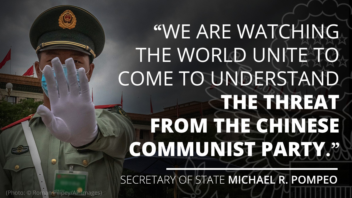 I raised China's empty promises, human rights violations, unfair trade practices, and military menace in practically every meeting I had with friends and partners overseas. https://t.co/w5u9DAVMtB