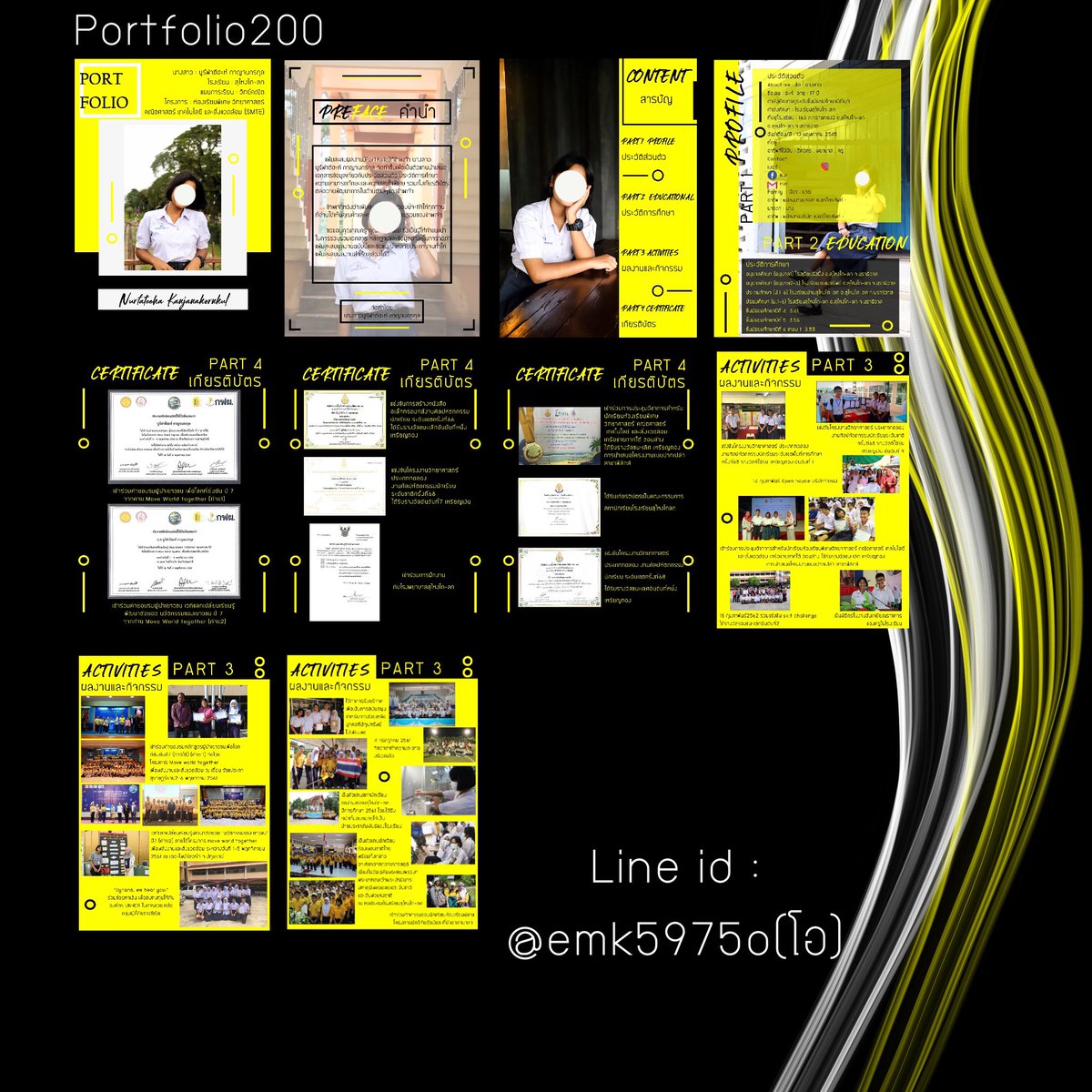 โปรโมชั่น‼️ทำพอร์ต 15หน้า ราคา 150บาทเท่านั้น tweet media