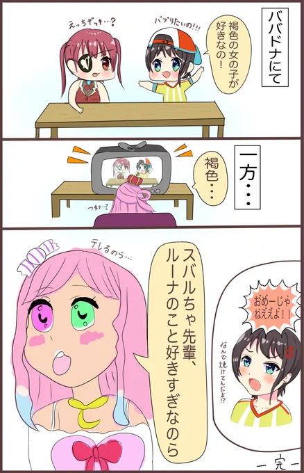 ババドナの裏では...
#スバルーナ 
#ババドナ
#プロテインザスバル
#ルーナート 
#マリンのお宝 