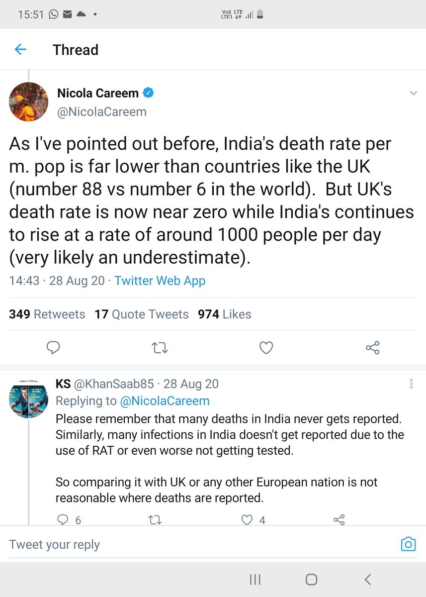 Then she questioned lower death rate in India and even claimed victory of UK over COVID. She called India as epicentre of epidemic