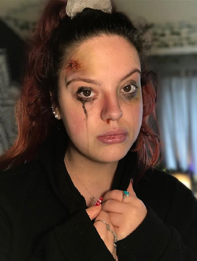 WiltsColl's tweet photo. ⚠️Warning – not for the faint hearted!⚠️
Here’s our Media Make-up students’ work for their unit based on the brief ‘trauma’, created at home using their kits!
Find out more about our Hair and Beauty courses: https://t.co/fZgFQdvuTK
#wearewiltshire #wiltscoll #mediamakeup https://t.co/ZS5Y2XBd6c