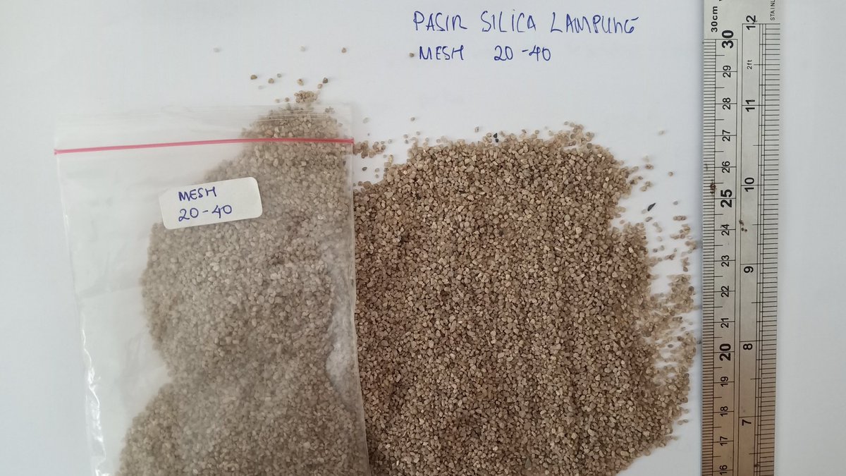 AdaraBC's tweet image. Kami siap supply kebutuhan akan Pasir Silica Lampung type Kasar dengan Mesh 8-16, Mesh 16-20, Mesh 20-40 untuk Sandblasting, Boiler Bed, Aqua Space, Penjernihan Air dll.
Silakan hubungi WA 081332072671, 081938310824

#PasirSilica #pasirsilica #pasirkwarsa