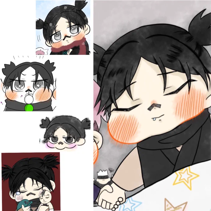 #繋がらなくていいから俺の脹相を見てくれ

とりあえずうちの脹相ほぼ全部かき集めました!!!
(画像編集?のセンスないとか言わないで🥺) 