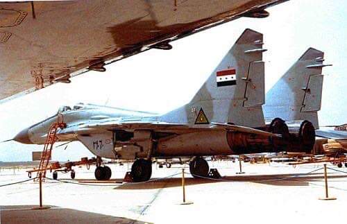 StefanKnippsch3's tweet photo. The biggest threat for Coalition Aircraft during Operation Desert Storm 1991 of the Iraqi Air Force were huge numbers of Mirage F1EQ, the MiG-23ML Flogger-G, MiG-29 Fulcrum (izdeliye 9.12B) and the most dangerous Iraqi aircraft was the MiG-25PDS Foxbat of No.96 Squadron. https://t.co/nRW3f2tgHT