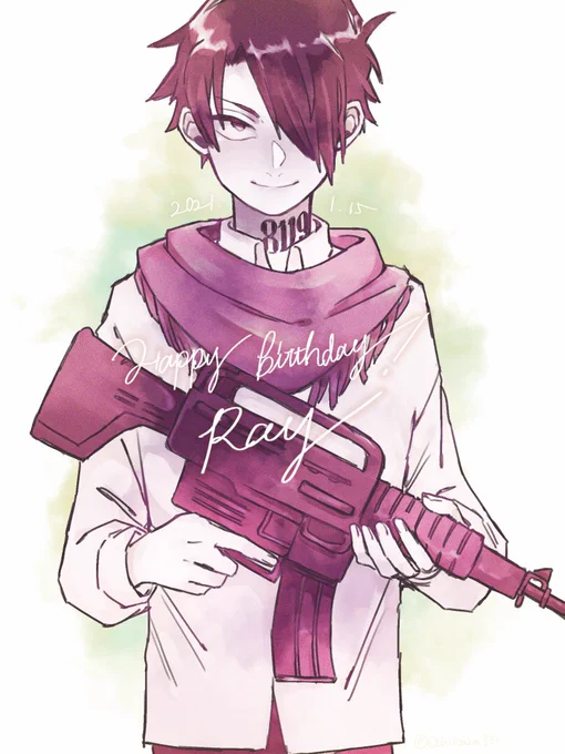 #81194レイ誕生祭2021 
めちゃめちゃ遅刻しちゃったけど誕生日おめでとう!!!幸せに過ごしてくれ〜〜!!?? 