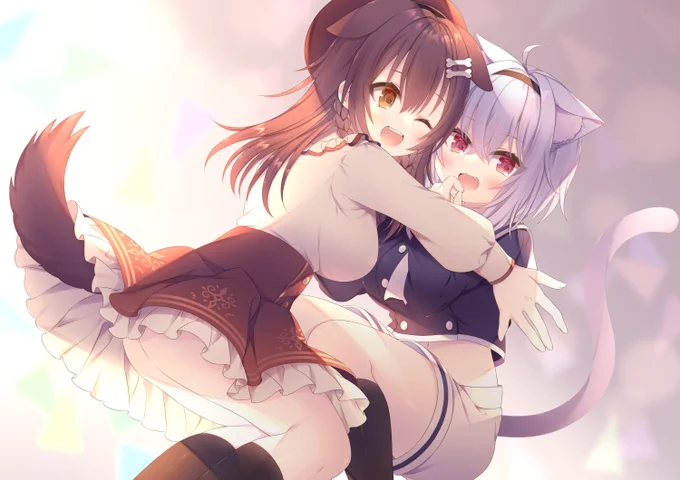 ぉヵゅぉヵゅ??? おかころ尊い・・・ #できたてころね #絵かゆ 