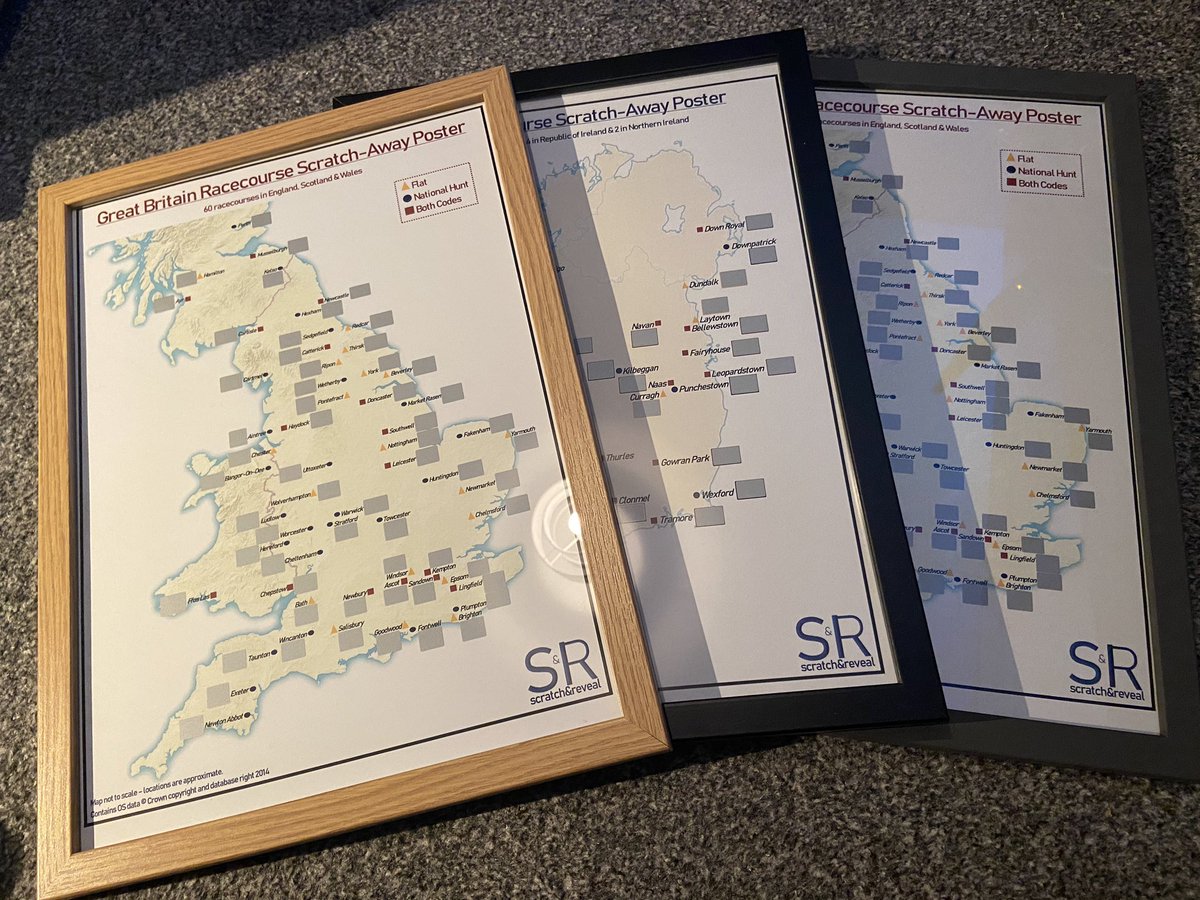 scratchnreveal's tweet photo. 🐎 2 weeks remaining for our money back offer 🐎 to order, visit https://t.co/HUcN89IUes ☺️ #racecourse #scratchmap #horseracing #winyourordervalueback https://t.co/8P3Dhf2FIn