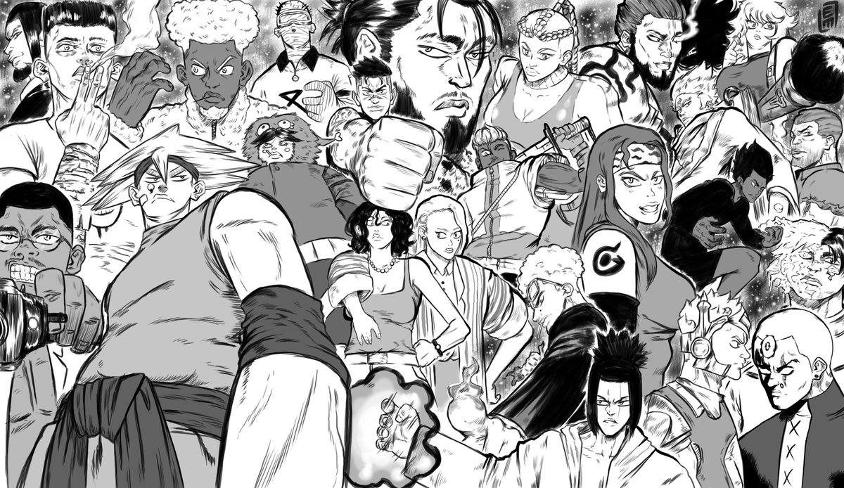 eyessmanga's tweet image. Merci @kamo_988  pour ce SHARE ART ! 

L'occasion de montrer des choses qui datent un peu...

@aominecchi_d  et @CactusEggplant à vous !