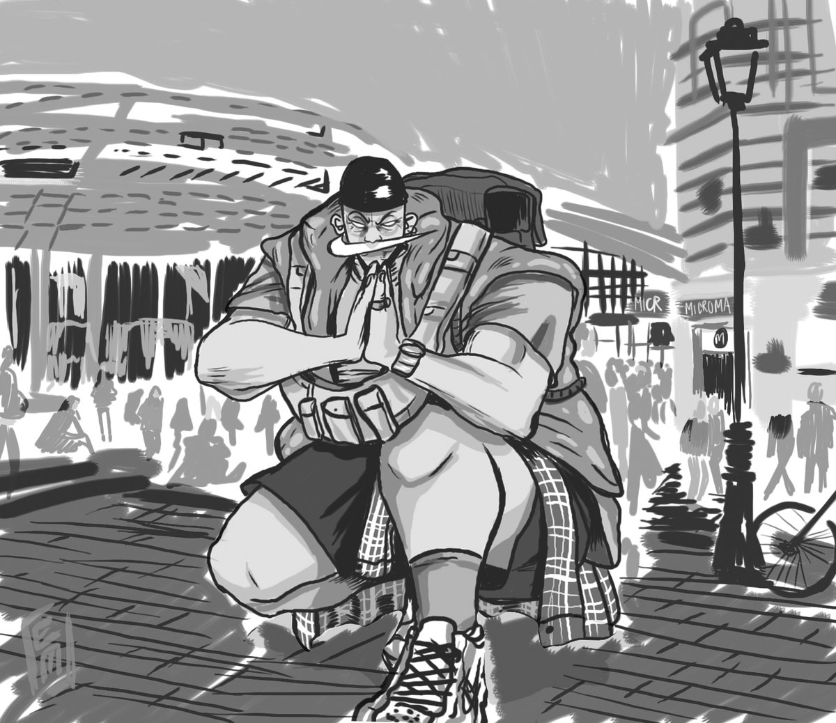 eyessmanga's tweet image. Merci @kamo_988  pour ce SHARE ART ! 

L'occasion de montrer des choses qui datent un peu...

@aominecchi_d  et @CactusEggplant à vous !