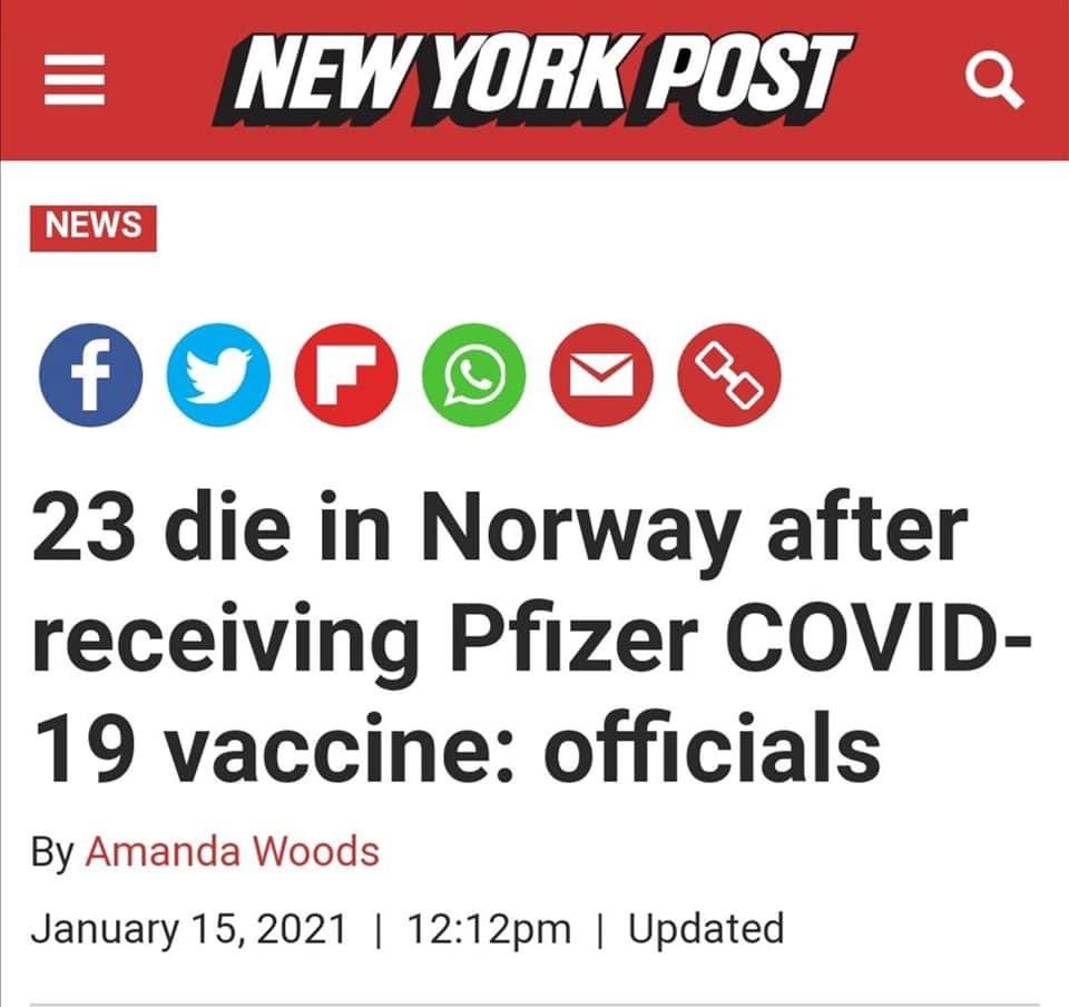 It’s very disturbing when you ask questions about a vaccine you are quickly branded as anti vaccine or conspiracy theorist. Yes we are losing loved ones &amp; we need a solution but it would be reckless and irresponsible not to ask questions on the safety of this particular vaccine.