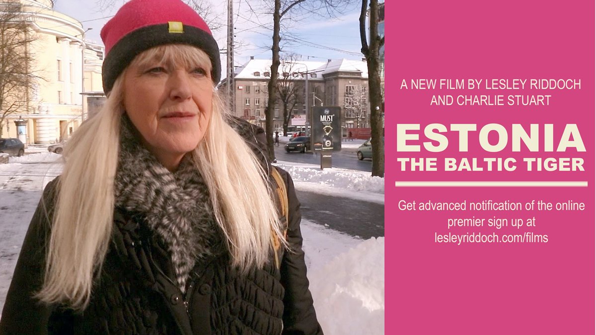 LesleyRiddoch's tweet photo. How did independence let one tiny Baltic state emerge from the old Soviet Union to become Europe's leading digital economy in just 30 years? New film with @cherlieboy - Estonia, the Baltic Tiger coming soon. Sign up for launch details https://t.co/N5ukhBkHX0 https://t.co/RSPqGxWvfI