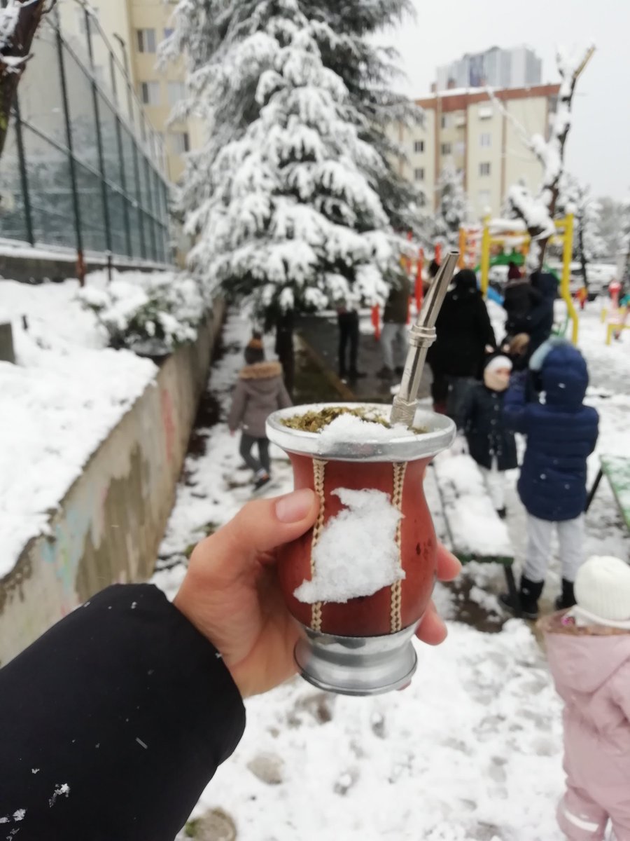 Snow Mate. I don't know why but Mate taste better in a weather like this.

Kar ve Mate, Kar arkadaşı.  Neden bilmiyorum ama böyle bir havada Mate daha lezzetli.

#Snow #nieve #karyağıyor #kar #karantina #İstanbul #Türkiye #mateçayı #paraguaymateçayı #silkroad #drinkmateinturkey