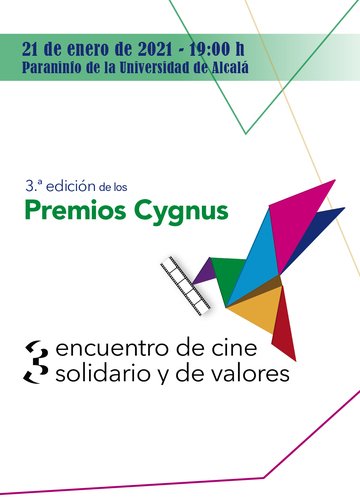 CulturaUAH's tweet photo. Se acerca la ceremonia de entrega de los #PremiosCygnus #CYGNUS2021 enmarcados en el 3 Encuentro de Cine Solidario y de Valores, organizados por @FGUAes
@CIMUART1 y #ACIVAS. La @UAHes siempre a la vanguardia, y apoyando el séptimo arte👇🏽 https://t.co/edQzCRjdc5 https://t.co/TeBnHUO5EC