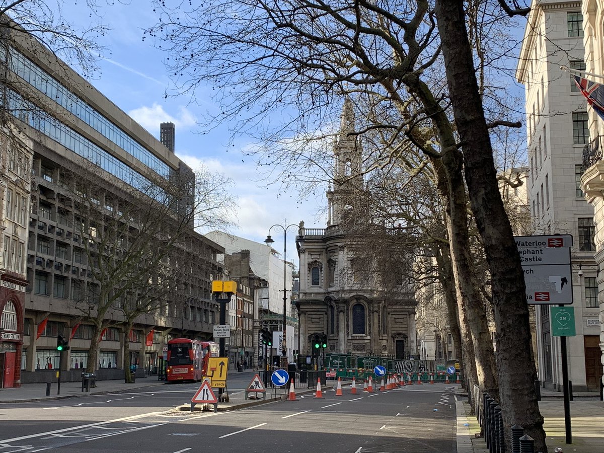 The Strand crossed the Ditch here, between St Mary-le-Strand St & what is now Australia House. In the 18th century its banks were so busy with prostitution that Boswell could barely be kept away from them.