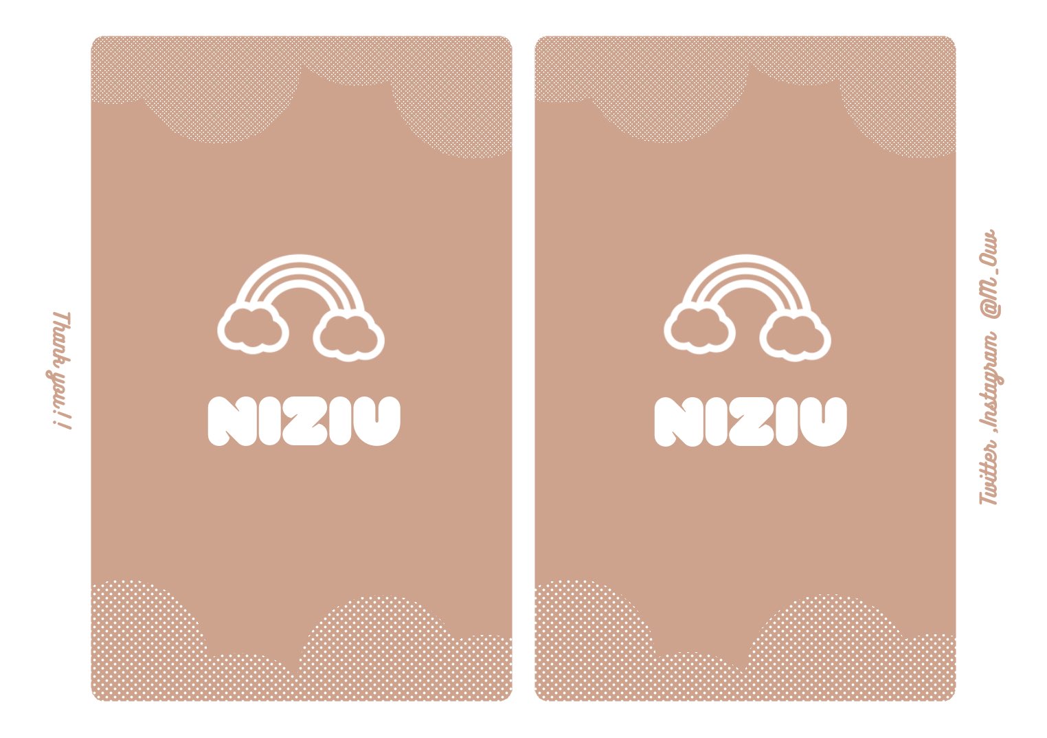 تويتر まる على تويتر Niziu 自作トレカ トレカ配布 コンビニ ファミマorローソン ユーザー番号 Fq7n7qgnkr 印刷サイズ Lサイズ 余白なし 印刷期限 2月6日時頃 原画は下のツイートへ続きます M 0uv T Co Lgtqdrjkxa