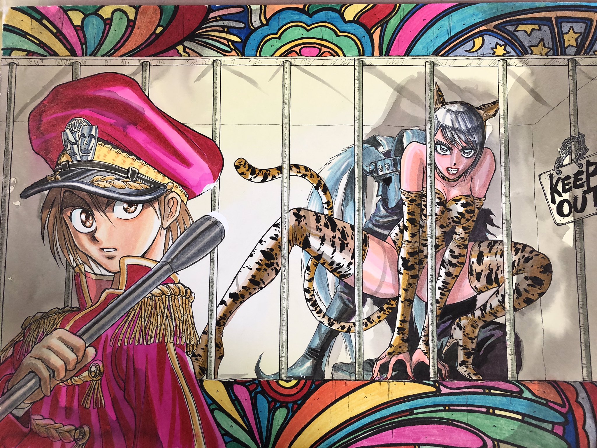 藤田和日郎 からくりサーカス は 連載当時 ショー的なイラストが描けて面白かったです 演出と解釈の入る渋いフランスの サーカスも良いですが アメリカンなサーカスもやっぱり派手でおもしろそうですよね T Co Olgbvhzbbs Twitter