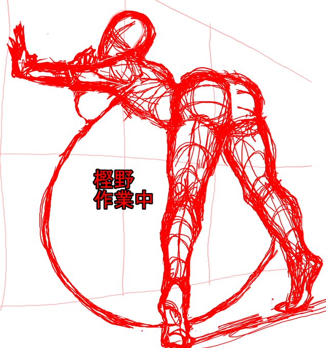 アンケートで同率だった樫野ちゃん作業中… 