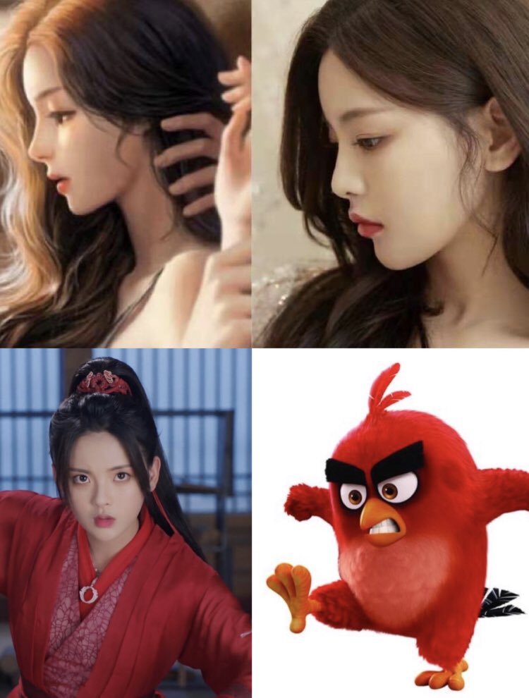 chaoyuefocus's tweet photo. 210117 — chaoyue’s oasis update 
“the first one looks like a models face but the second one doesn’t look too good 🤣”
#杨超越 #火箭少女101 #YangChaoyue #Rocketgirls101 https://t.co/nPHxumOYZz