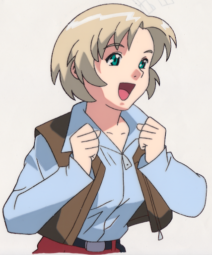 Otngagged anime bubble woman