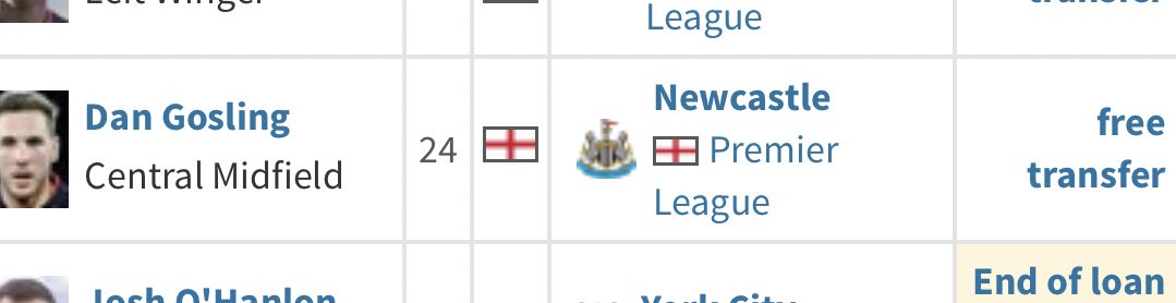 DAN GOSLING: Another free transfer. Another guy who came to the fore in the PL. Not very good technically, but gives 100%. Workhorse. Over 160 games. Popped up with a goal here and there too. Very good.8/10