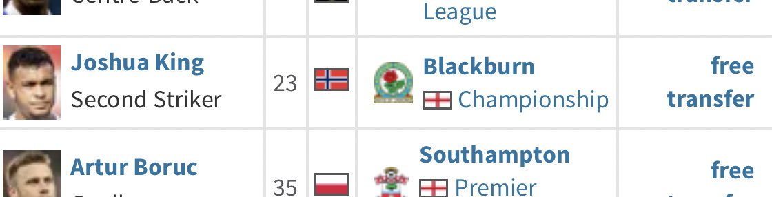 JOSH KING: £1m for a guy who looked rubbish. Ended up being our top PL scorer. Nothing more needs to be said, really. 10/10